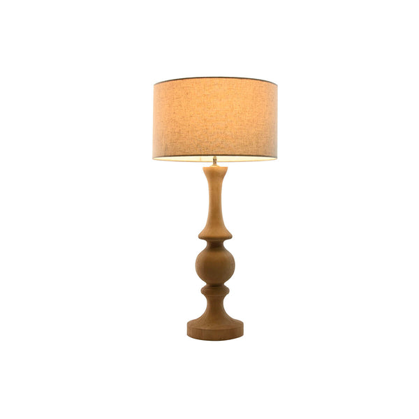 Tischlampe Home ESPRIT natürlich Mango-Holz 50 W 220 V 40 x 40 x 78 cm