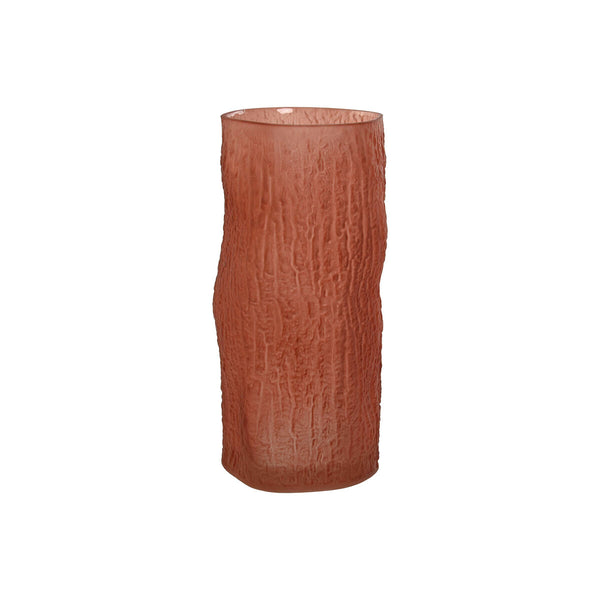 Vase Home ESPRIT Terrakotta Kristall Moderne 14 x 14 x 31,5 cm