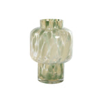 Vase Home ESPRIT grün Creme Kristall Moderne 15 X 15 X 21,5 cm