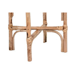 Satz Blumentöpfe Home ESPRIT natürlich Jute Mango-Holz 26 X 26 X 67 cm (2 Stücke)