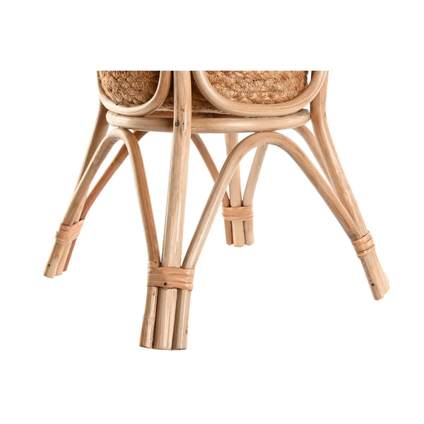 Satz Blumentöpfe Home ESPRIT natürlich korb Faser 28 x 28 x 38 cm (2 Stücke)