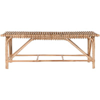 Hocker Home ESPRIT natürlich korb 130 X 46 X 47 cm