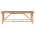 Hocker Home ESPRIT natürlich korb 130 X 46 X 47 cm
