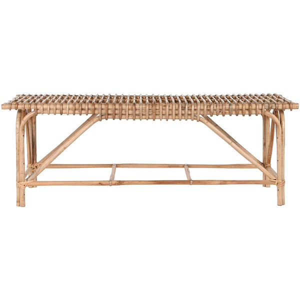 Hocker Home ESPRIT natürlich korb 130 X 46 X 47 cm