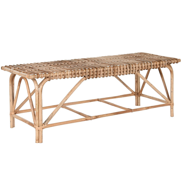 Hocker Home ESPRIT natürlich korb 130 X 46 X 47 cm