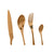 Besteck Home ESPRIT Gold Edelstahl 2 x 1,5 x 25,5 cm 16 Stücke