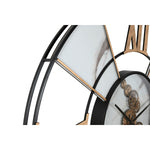 Wanduhr Home ESPRIT Weiß Schwarz Gold Metall 142 X 9 X 142 cm