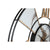 Wanduhr Home ESPRIT Weiß Schwarz Gold Metall 142 X 9 X 142 cm