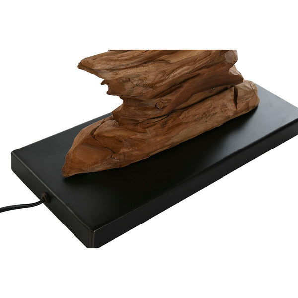 Tischlampe Home ESPRIT Eisen Teakholz 50 X 22 X 80 cm