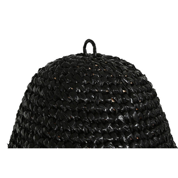 Lampenschirm Home ESPRIT Schwarz Bast 60 x 60 x 80 cm