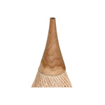 Lampenschirm Home ESPRIT natürlich Bambus Teakholz 35 x 35 x 85 cm (2 Stück)