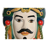 Blumentopf Home ESPRIT grün Bunt Porzellan 20 x 20 x 29 cm (2 Stück)