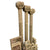 Garten-Statuen Home ESPRIT natürlich Teakholz 38 x 38 x 267 cm 38 X 38 X 248 cm
