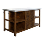 Kücheneinheit Home ESPRIT Weiß Braun 168 x 76 x 92 cm