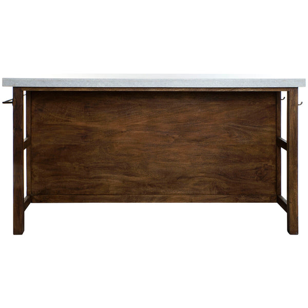 Kücheneinheit Home ESPRIT Weiß Braun 168 x 76 x 92 cm