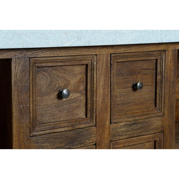 Kücheneinheit Home ESPRIT Weiß Braun 168 x 76 x 92 cm