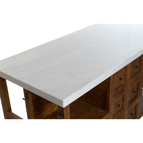 Kücheneinheit Home ESPRIT Weiß Braun 168 x 76 x 92 cm