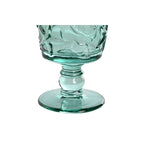 Gläsersatz Home ESPRIT türkis Kristall 345 ml (6 Stück)