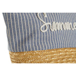 Damen Handtasche Home ESPRIT Blau Beige natürlich 52 x 16 x 33 cm (2 Stück)