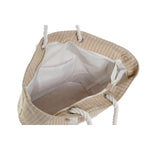 Damen Handtasche Home ESPRIT Blau Beige natürlich 52 x 16 x 33 cm (2 Stück)