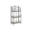 Regal Home ESPRIT Schwarz Bunt aus Keramik schmiedeeisern 3 Regale 54 x 29 x 121 cm 58 x 31,5 x 117 cm