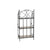 Regal Home ESPRIT Schwarz Bunt aus Keramik schmiedeeisern 3 Regale 54 x 29 x 121 cm 58 x 31,5 x 117 cm