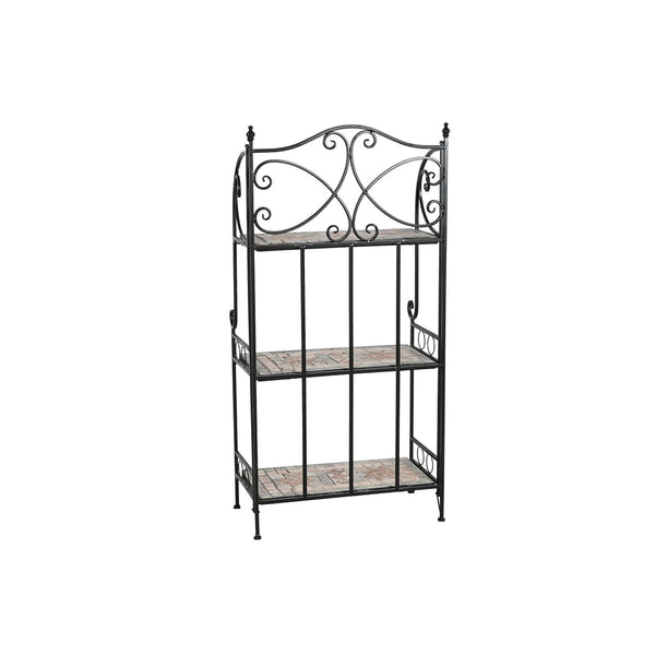 Regal Home ESPRIT Schwarz Bunt aus Keramik schmiedeeisern 3 Regale 54 x 29 x 121 cm 58 x 31,5 x 117 cm