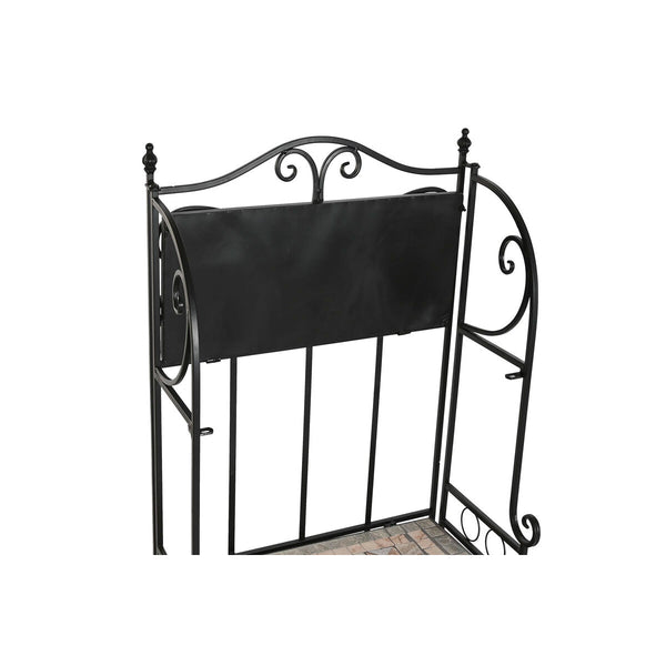 Regal Home ESPRIT Schwarz Bunt aus Keramik schmiedeeisern 3 Regale 54 x 29 x 121 cm 58 x 31,5 x 117 cm