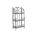 Regal Home ESPRIT Schwarz Bunt aus Keramik schmiedeeisern 3 Regale 54 x 29 x 121 cm 58 x 31,5 x 117 cm