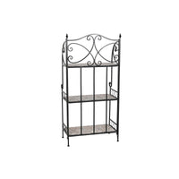 Regal Home ESPRIT Schwarz Bunt aus Keramik schmiedeeisern 3 Regale 54 x 29 x 121 cm 58 x 31,5 x 117 cm