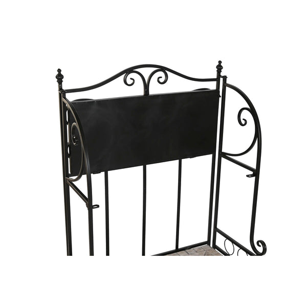 Regal Home ESPRIT Schwarz Bunt aus Keramik schmiedeeisern 3 Regale 54 x 29 x 121 cm 58 x 31,5 x 117 cm