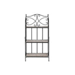 Regal Home ESPRIT Schwarz Bunt aus Keramik schmiedeeisern 3 Regale 54 x 29 x 121 cm 58 x 31,5 x 117 cm