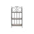 Regal Home ESPRIT Schwarz Bunt aus Keramik schmiedeeisern 3 Regale 54 x 29 x 121 cm 58 x 31,5 x 117 cm