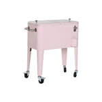 Tragbarer Kühlschrank Home ESPRIT Rosa Stahl Polypropylen 74 x 43 x 80 cm