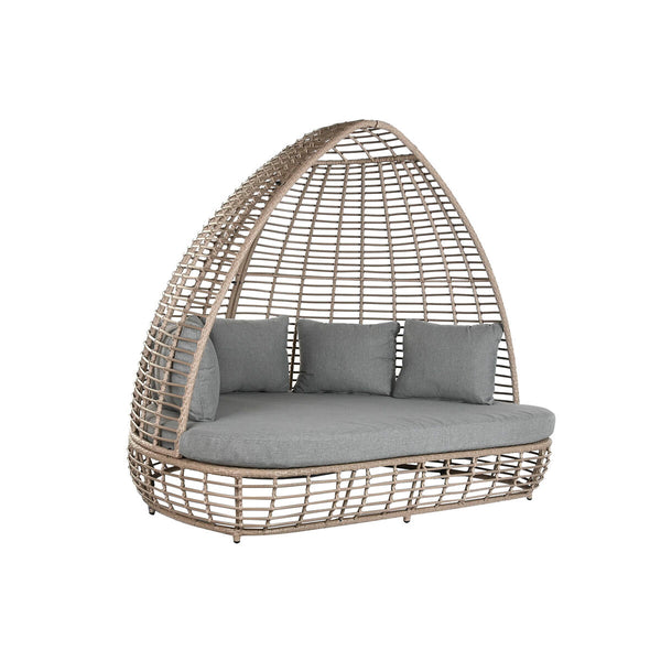 Gartenbank Home ESPRIT Dunkelgrau 198 x 168 x 168 cm