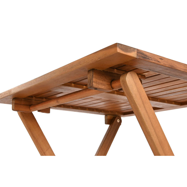 Tisch-Set mit 2 Stühlen Home ESPRIT Braun 60 x 60 x 74 cm