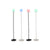 Solarlampe Home ESPRIT Schwarz 25 x 25 x 140 cm