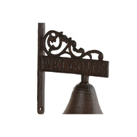 Glocke Home ESPRIT Braun Schwarz Schnur Eisen 14,5 x 7,5 x 18,5 cm