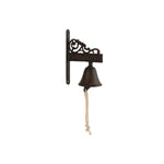 Glocke Home ESPRIT Braun Schwarz Schnur Eisen 14,5 x 7,5 x 18,5 cm