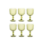 Gläsersatz Home ESPRIT grün Kristall 260 ml (6 Stück)