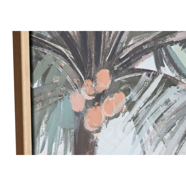 Leinwand Home ESPRIT grün Palmen Tropical 180 x 4 x 120 cm (3 Stücke)