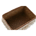 Korb-Set Home ESPRIT Naturfaser Boho Abgenutzt 23 x 17 x 10 cm