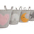 Dekorativer Korb Home ESPRIT Bunt 36 x 36 x 40 cm (4 Stück)