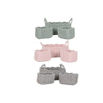 Korb-Set Home ESPRIT Schnur 32 x 25 x 15 cm