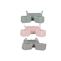 Korb-Set Home ESPRIT Schnur 32 x 25 x 15 cm