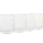 Gläserset Home ESPRIT Durchsichtig Kristall Mit Relief 360 ml (6 Stück)