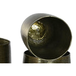 Blumentopf Home ESPRIT Kupfer Aluminium Moderne 50 x 50 x 89 cm 51,5 x 51,5 x 91 cm (5 Stück)