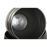 Blumentopf Home ESPRIT Grau Aluminium Moderne 41 x 41 x 40 cm 40 x 40 x 40,5 cm (3 Stücke)