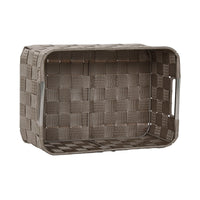 Korb-Set Home ESPRIT grün Grau Creme Metall Polypropylen 38 x 28 x 17 cm 3 Stücke (3 Stück)