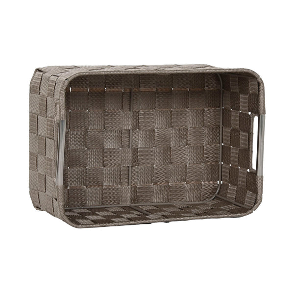 Korb-Set Home ESPRIT grün Grau Creme Metall Polypropylen 38 x 28 x 17 cm 3 Stücke (3 Stück)